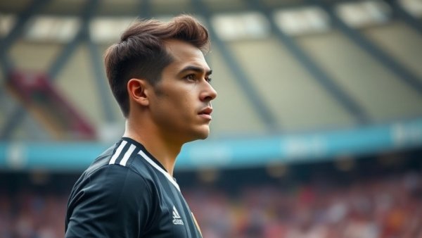 FIFA bans Leandro Paredes, focused soccer player in striped jersey