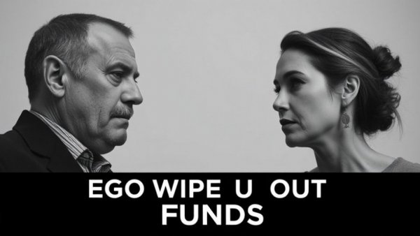 Flashy Syndicators Investment Risks discussed by man and woman in grayscale.