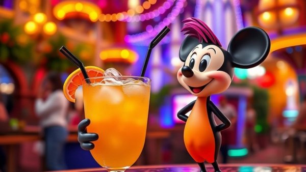 Disney cocktails at Magic Kingdom's Diamond Horseshoe pop-up