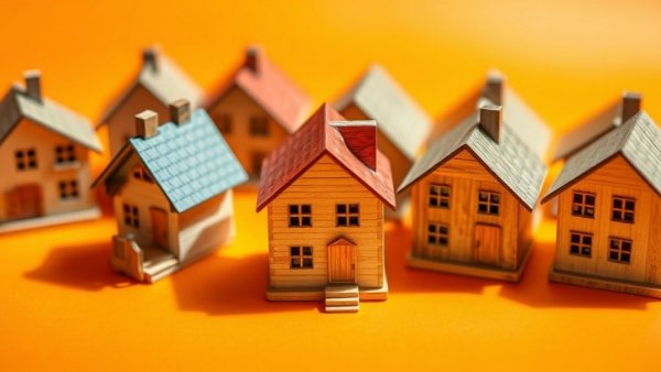 Wooden miniature houses symbolizing Reno housing market resilience
