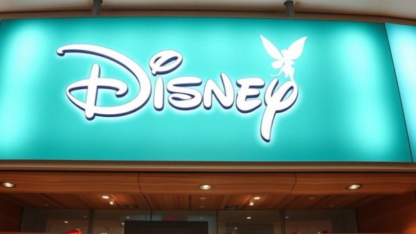 Disney Store Limited Time New Jersey opening sign with Tinkerbell.