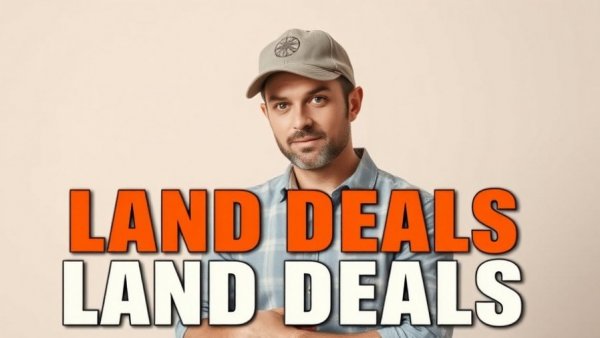 Man discusses land flipping challenges post-2022 in a video.