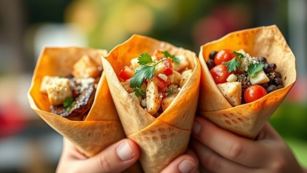 Delicious bread cones at Universal Orlando Resort in daylight