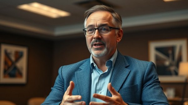 Man discussing how to build equity with your business location