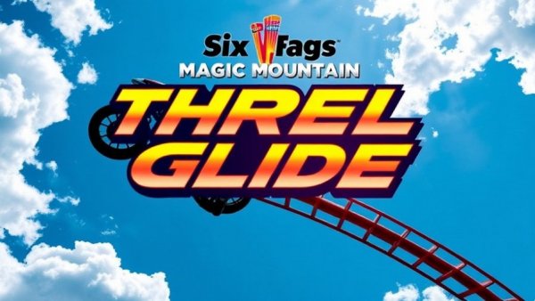 Six Flags Thrill Glider futuristic coaster design