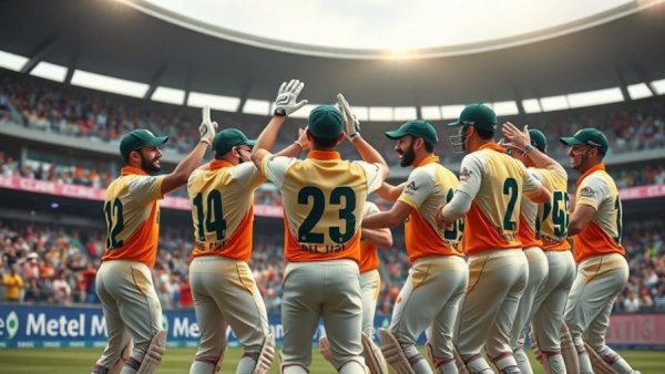 CPL 2026 standings update with team celebration on field.
