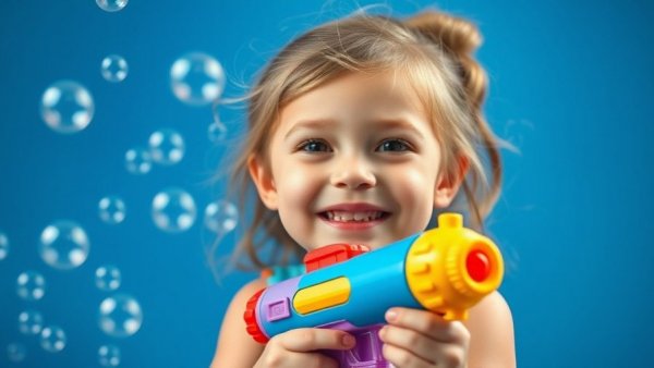 Universal Kids Resort Merchandise, young girl with bubble gun and trolls