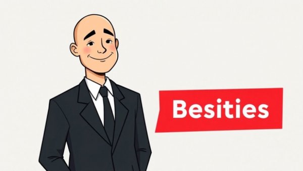 Illustration of a man in a suit with a red banner, warranty standardization homebuilding