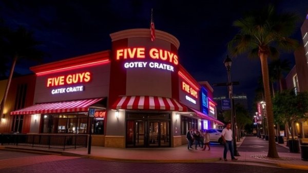 Five Guys opening soon at Universal CityWalk, with late-night HHN hours