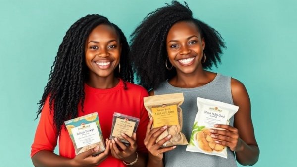 Haitian-American sisters proudly display family recipe products