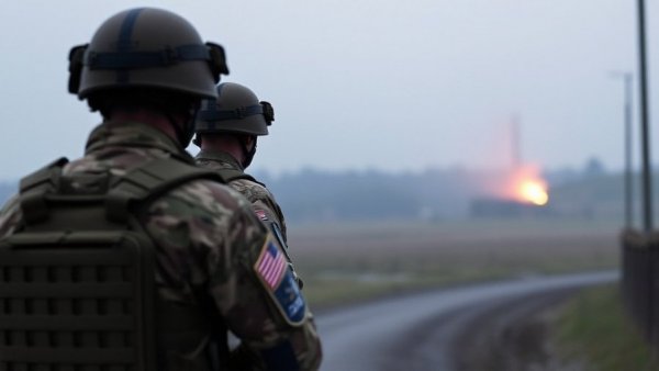 Several arrested on suspicion of explosives offensives near UK base used by US forces