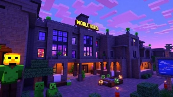 Minecraft World Hotel will bring Creepers, TNT and more into guest rooms