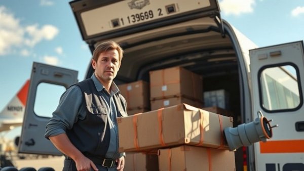 Airport workers loading cargo, Mighty Sparrow Returns Home event.