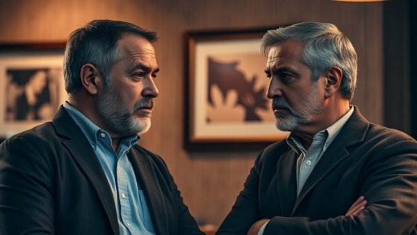 What Is a Healthcare Directive? Two men discussing important family matters.