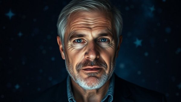 Let AI Fix Your Prompts, man with cosmic background