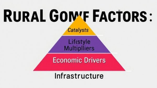 Rural Growth Pyramid illustrating investment opportunities in vibrant layers.