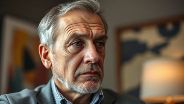 Middle-aged man discusses mortgage interest mistakes at tax time.