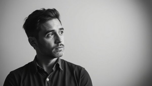 Thoughtful man with bold text standard company image, Nobody Joins a Lifestyle Business