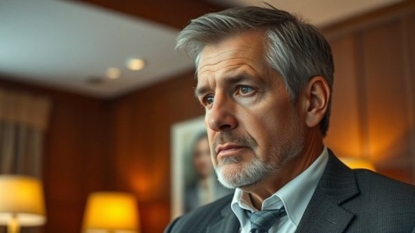 Concerned businessman discussing safeguarding privacy online.