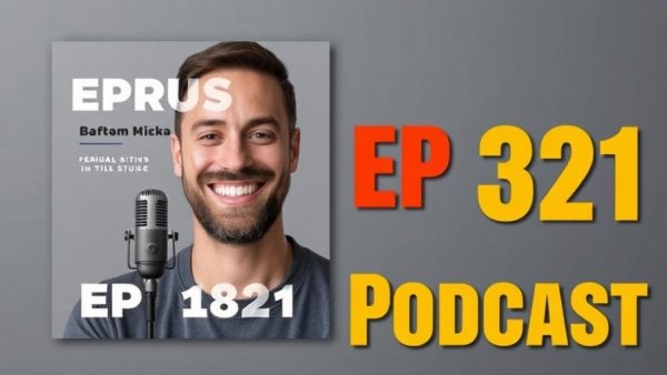 Podcast cover featuring smiling man discussing real estate market dynamics.