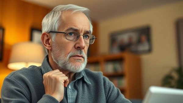Rental Loss Deductions insight from thoughtful man in financial discussion.