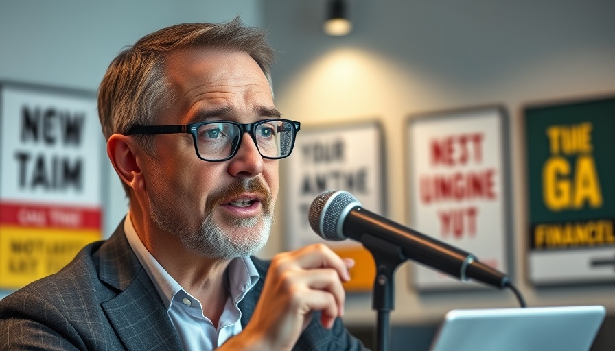 Man discussing 'cash is king' in a financial setting.