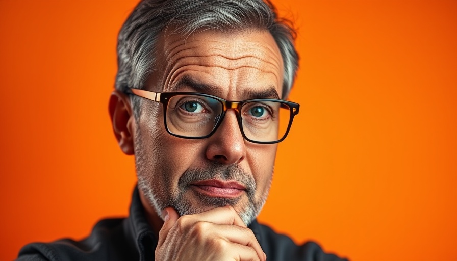Mature man emphasizing mindset and perseverance.