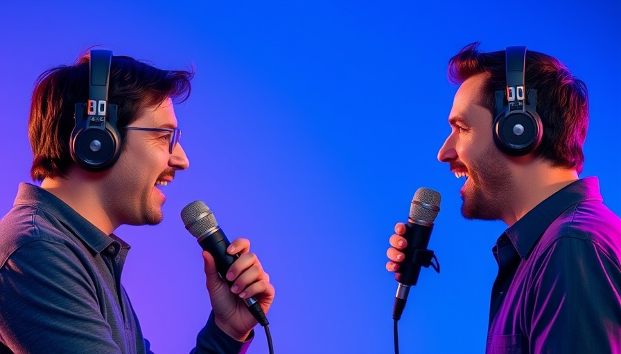 Podcast hosts discussing solving burnout problem in real estate.