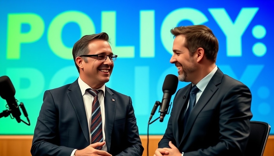 Two men discussing NAR Clear Cooperation Policy changes.