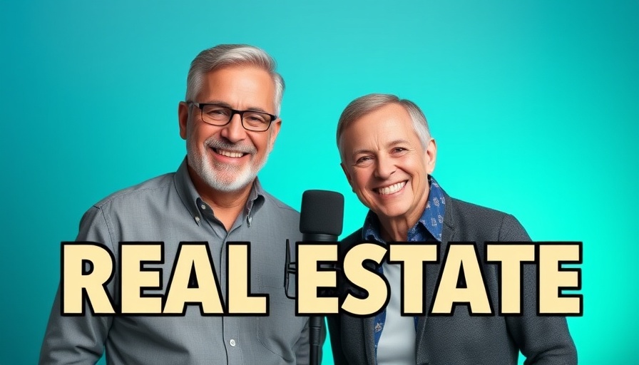 Spring Real Estate Strategy podcast promotion with smiling hosts.