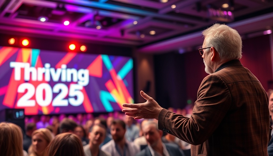 Thriving in 2025 conference speaker presenting