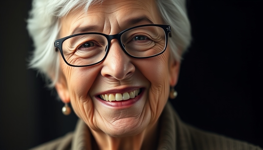 Senior downsizing relocation discussion with smiling elderly woman.