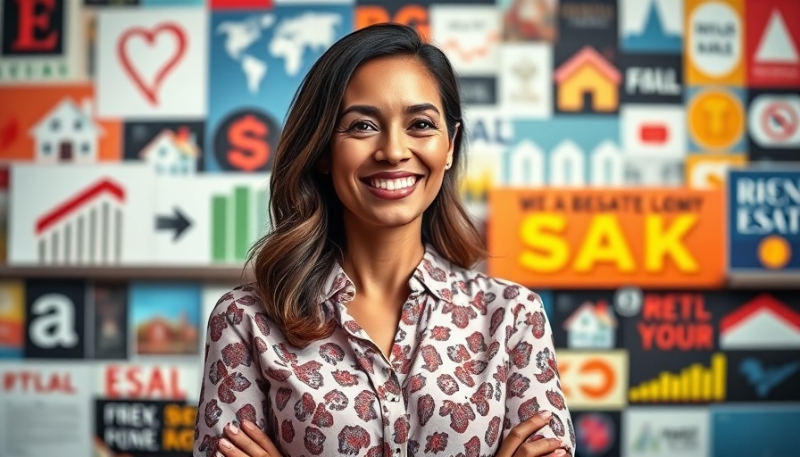 Expert shares Facebook tips for Realtors in 2025 in colorful presentation.