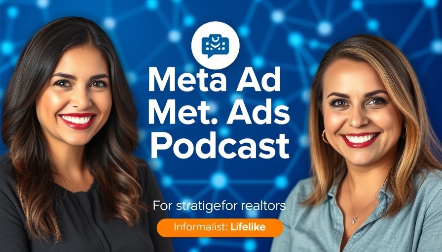 Podcast on Meta Ads Retargeting Tips for Realtors with two hosts.