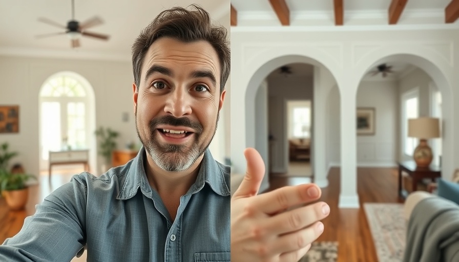 Man explaining a home renovation keeping charm, cash flowing deals.