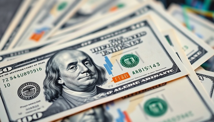 Close-up of U.S. hundred-dollar bills with financial graph overlay; GSE Privatization and Implicit Guarantee.