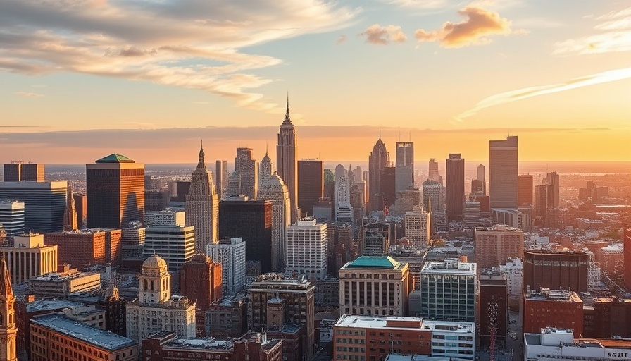 Philadelphia cityscape at sunset highlighting pros and cons of living in Pennsylvania.