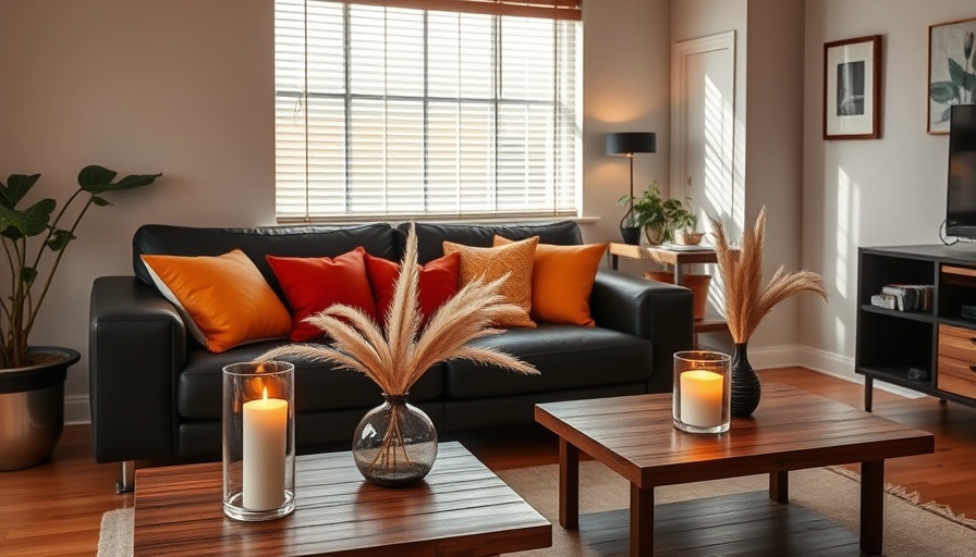 Stylish NYC housing lottery apartment living room with decor