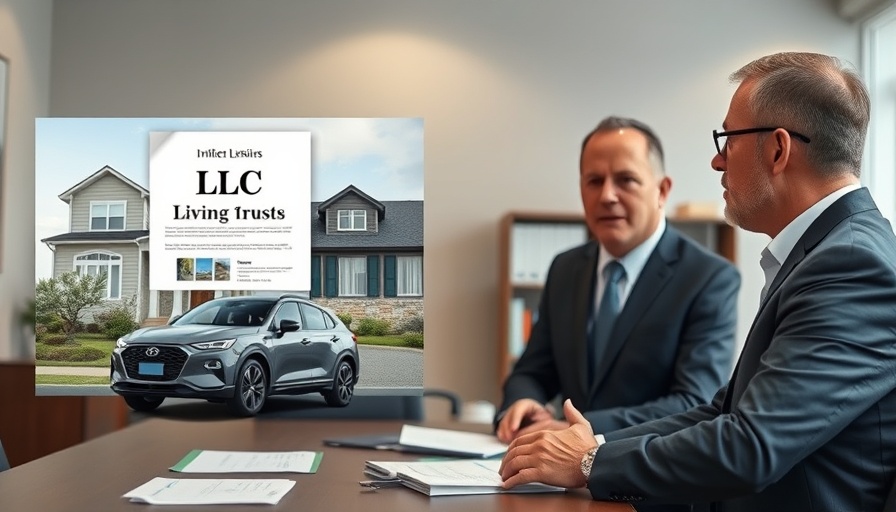 Living Trusts discussion with house, car, and LLC imagery.