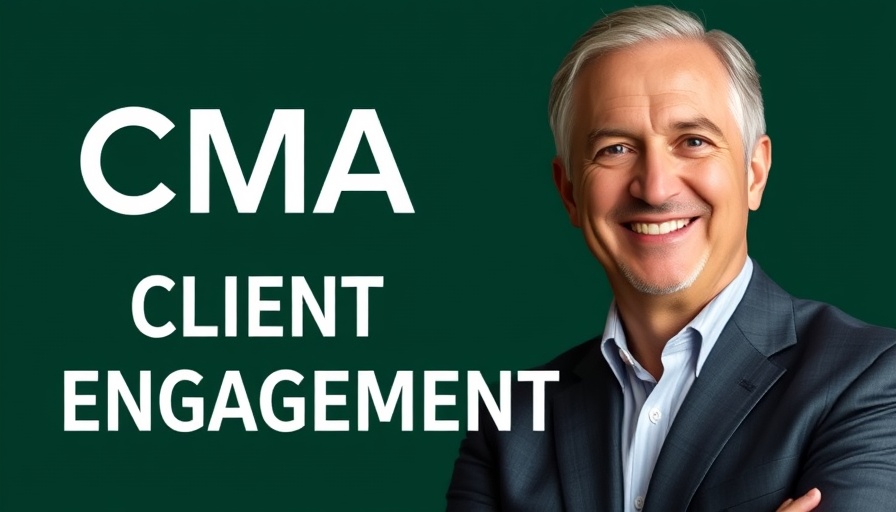 Promotional image of CMA Client Engagement with smiling man.