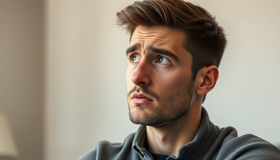 Man discussing scenario planning for economic uncertainty indoors.