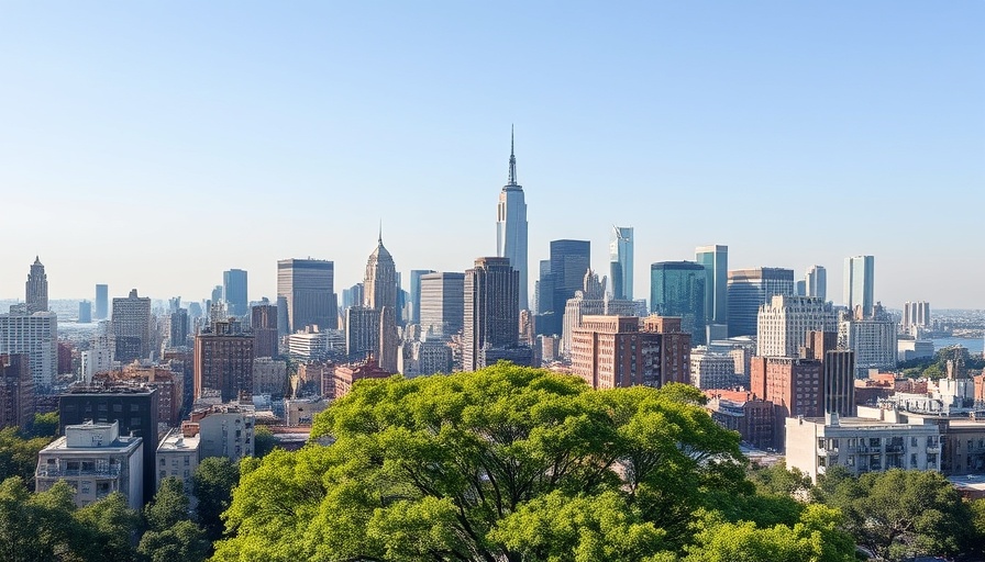 New York City apartment buildings view for rental lease checklist