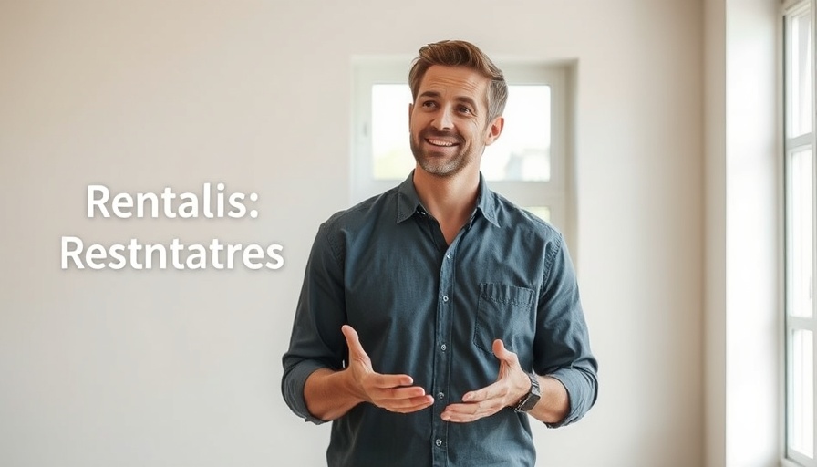 Man discusses rental strategy indoors, highlight on adding $700/month.