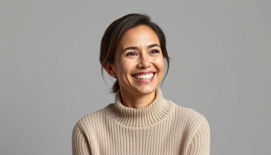 Smiling woman discusses automatic rent collection in video.