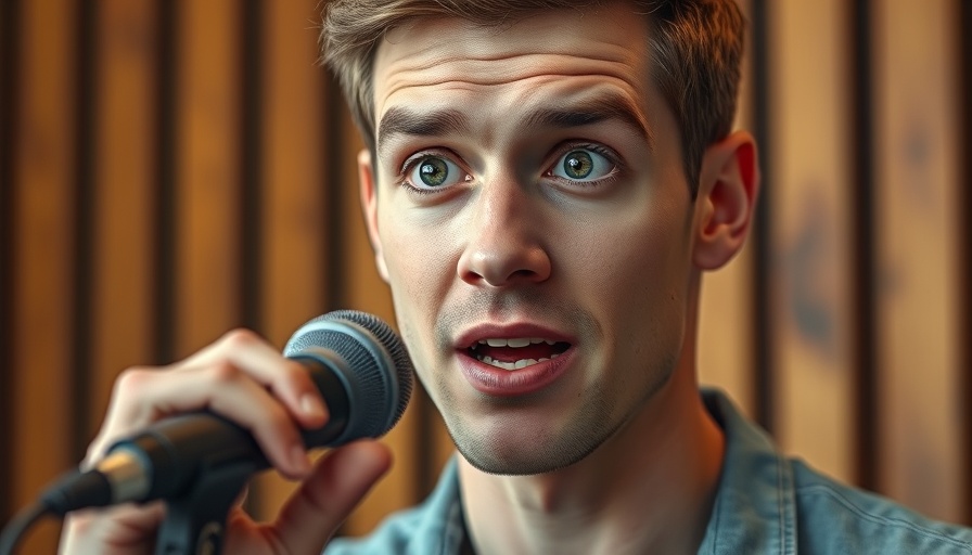 Young man discusses financial independence and true fulfillment, expressive and confident.