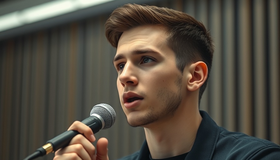 Young man speaking about never overpaying as an investor.