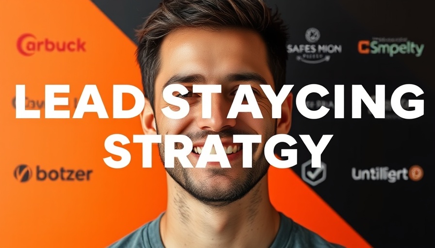 Real Estate Lead Generation strategy image with smiling male subject.