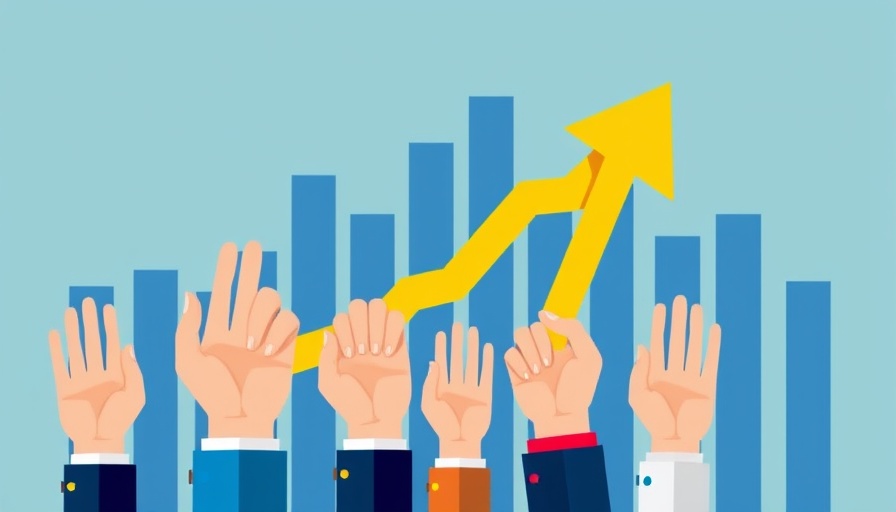 Illustration of June consumer sentiment increase with upward trend.