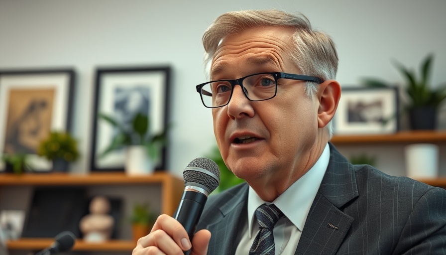 Man discussing the hidden efficiency gap in commercial real estate.