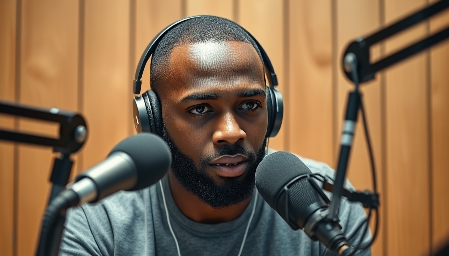 Man discussing real estate formula for freedom in a podcast.